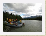 Alaska 596 * 4 rafts- check. 15 passengers- check.  Yellow rain gear- check.  Looks like we are ready to get underway on the Tatshenshini! * 4 rafts- check. 15 passengers- check.  Yellow rain gear- check.  Looks like we are ready to get underway on the Tatshenshini! * 3072 x 2304 * (1.67MB)